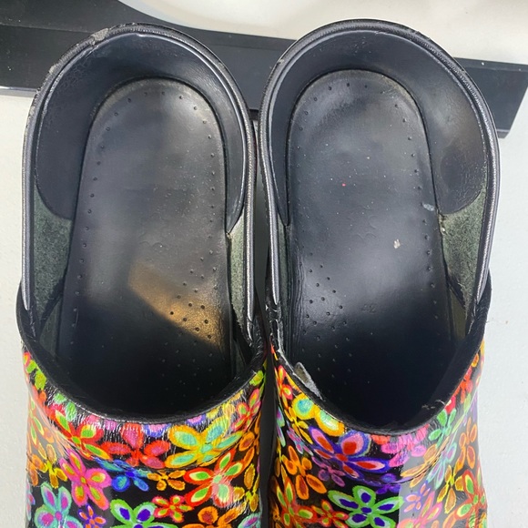 Dansko Limited Edition Professional - Flower Power' Clog Size 42 EUR 11.5-12 USA - Picture 6 of 9